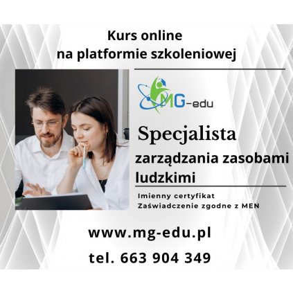 Specjalista zarządzania personelem – kurs online. Cała Polska